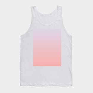 Light Lavender to Flamingo Pink Ombre Fade Sunset Gradient Tank Top